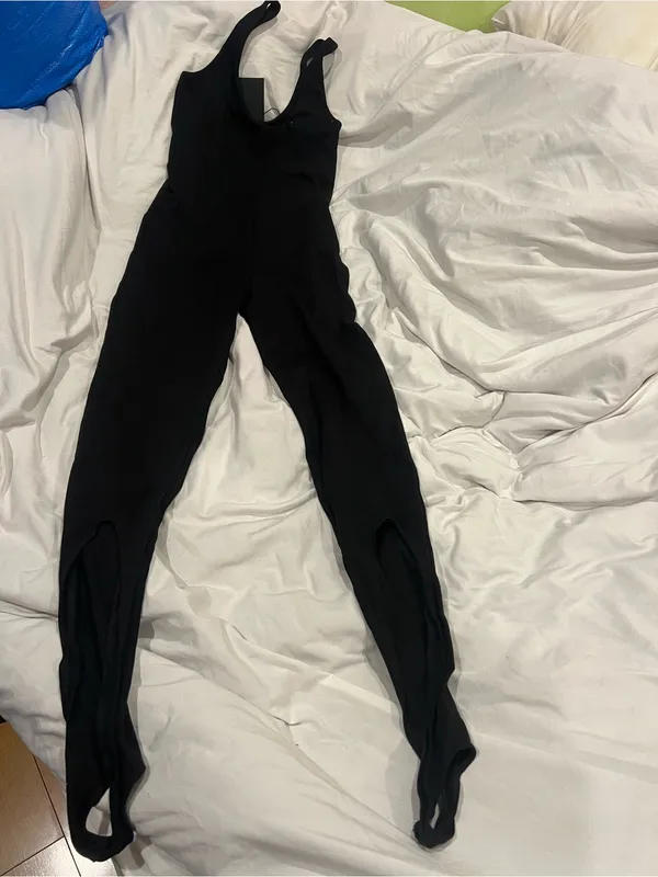 Originally $110 NBD full black tank jumpsuit - Image 2
