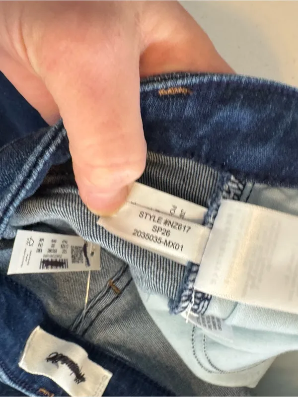 Madewell The Short Curvy Flare Crop Jean in‎ Super Stretch Denim size 32 short - Image 6