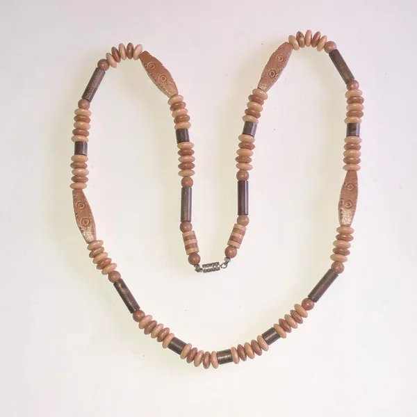 Brown Beaded Necklace - Image 2