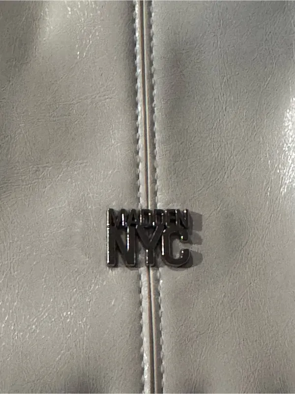 Madden NYC White Studded Shoulder Bag - Image 5