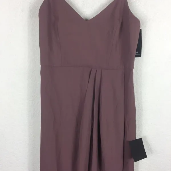 NWT Lulus Reinette Mauve Purple Corset Slip Midi Dress Small Cocktail Wedding - Image 10