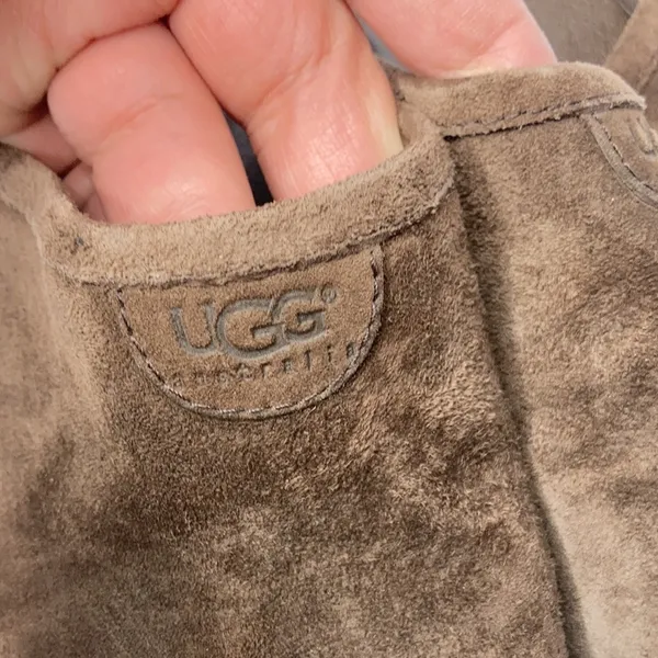 UGG Abbie espresso‎ suede leather clogs size 7 - Image 4