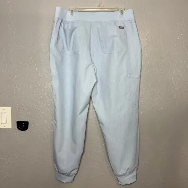 Figs Womens Zamora Jogger Scrub Pant, Chambray, XL/P - Image 6