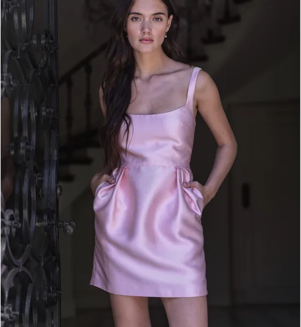 Maison Amory Tulip Dress Pink - Image 3