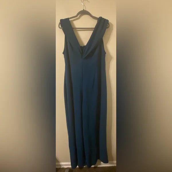 New NWT Forever 21 + Teal Green Maxi Dress V-Neck Size 3X‎ - Image 2