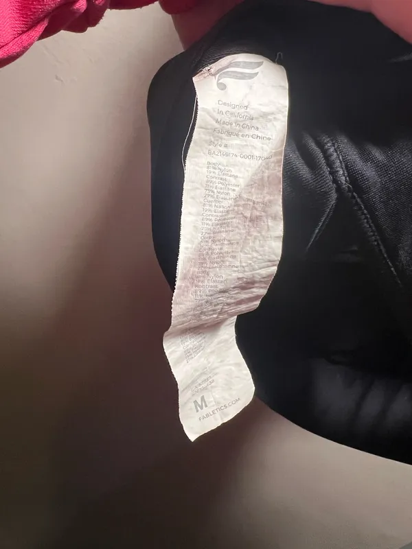 Fabletics Black Sports Bra - Image 3