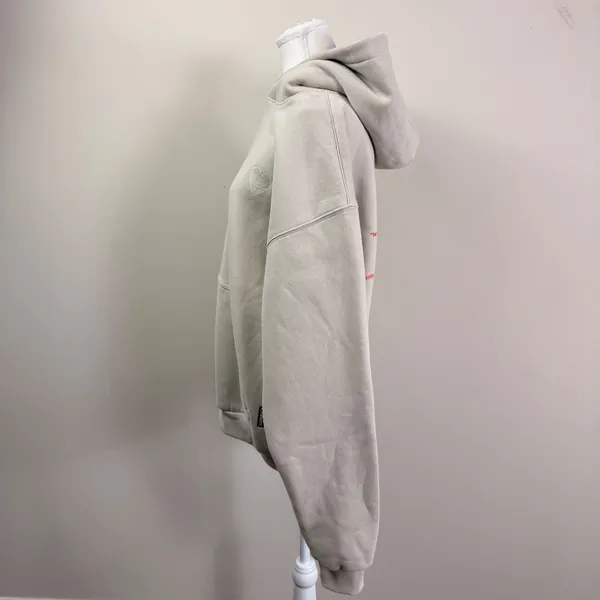 Comfrt Ways to Show Love Hoodie Sand Beige Overesized Size Small - Image 2