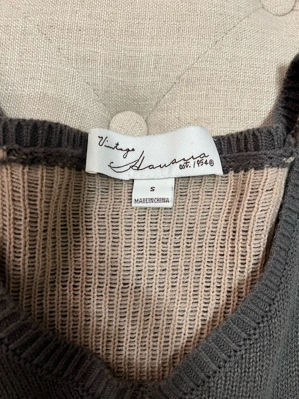 Vintage Havana Sweater Grey Star - Image 4