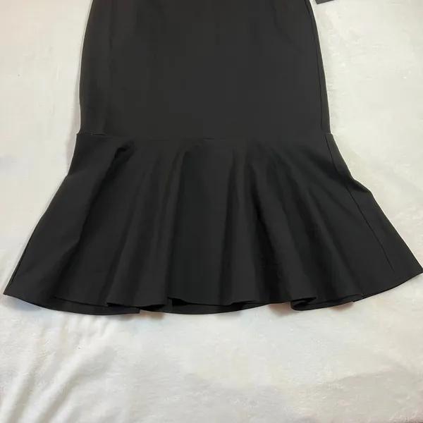 NEW Lulus Chic Masterpiece Black Backless Trumpet Hem Midi Dress Size M LBD Glam - Image 9