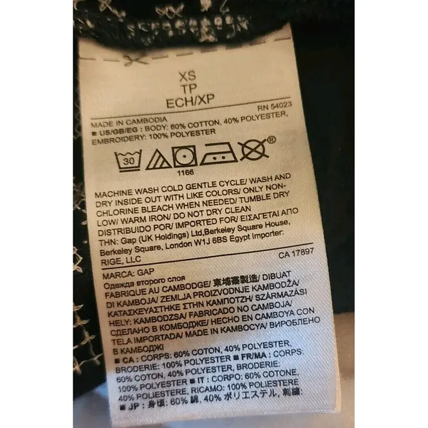 Gap Sleeveless Dress - Halter Neck, Embroidered Detail, Casual - Size‎ M - Image 6