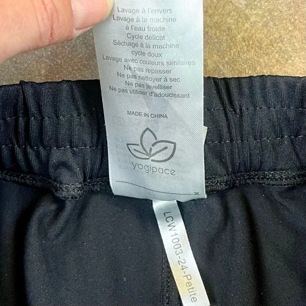 Yogipace Women’s Black Drawstring Pull-on Elastic Waist Pants Large - Image 9
