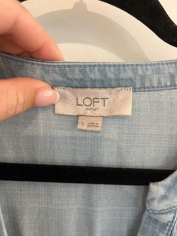 Loft Denim Dress - Image 3
