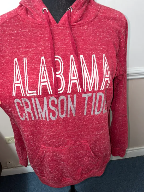 Campus Heritage Alabama Crimson Tide Heather Red Hoodie - Image 2