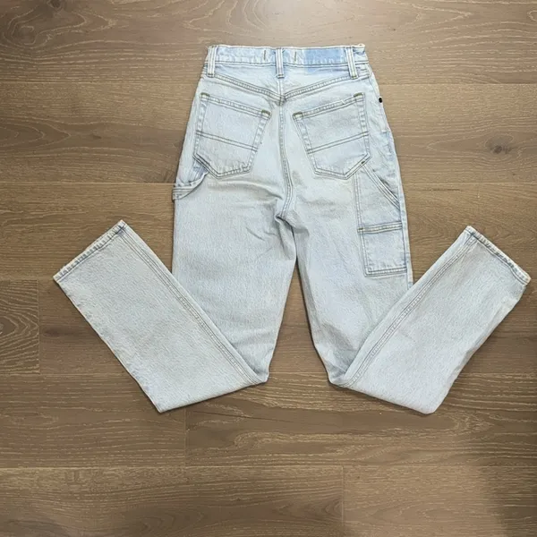 Abercrombie ‘The 90s Straight Ultra High Rise’ Curve Love Jeans size 25L - Image 4