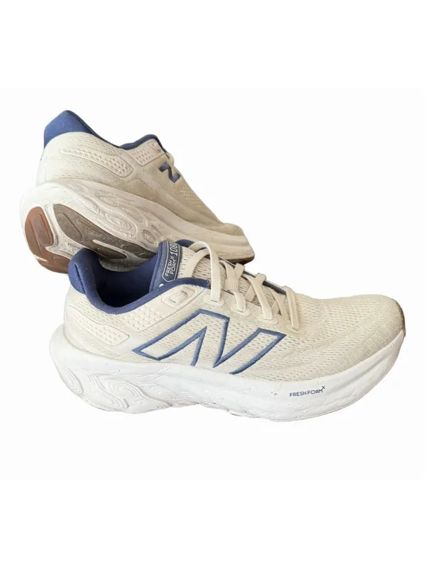 New Balance Fresh Foam X 1080 v13 Cream Coastal Blue Running Shoes Sneakers 6.5 - Image 3
