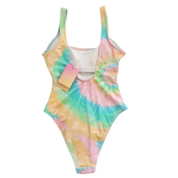 Stoney Clover Lane x Target Colab Rainbow Tie Dye One Piece Swimsuit Size XS New - Image 6