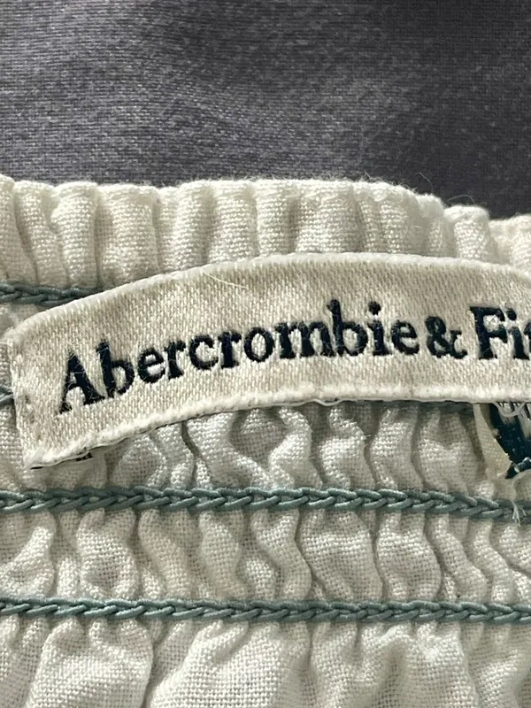 Abercrombie Lined Leaf Shoulder Prairie Girl Tie Top Or Dress - Image 5