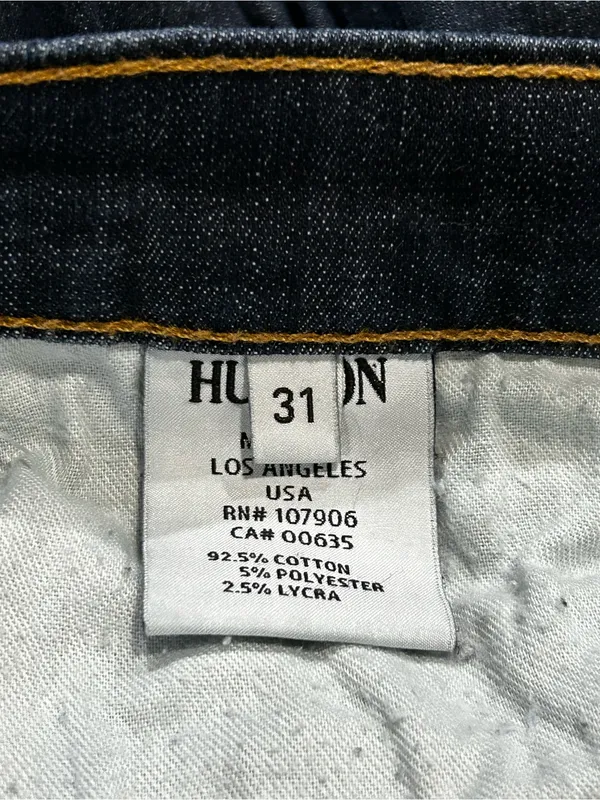 Hudson Women’s Size 31 Dark Wash Stretch Bootcut Jeans - Image 6