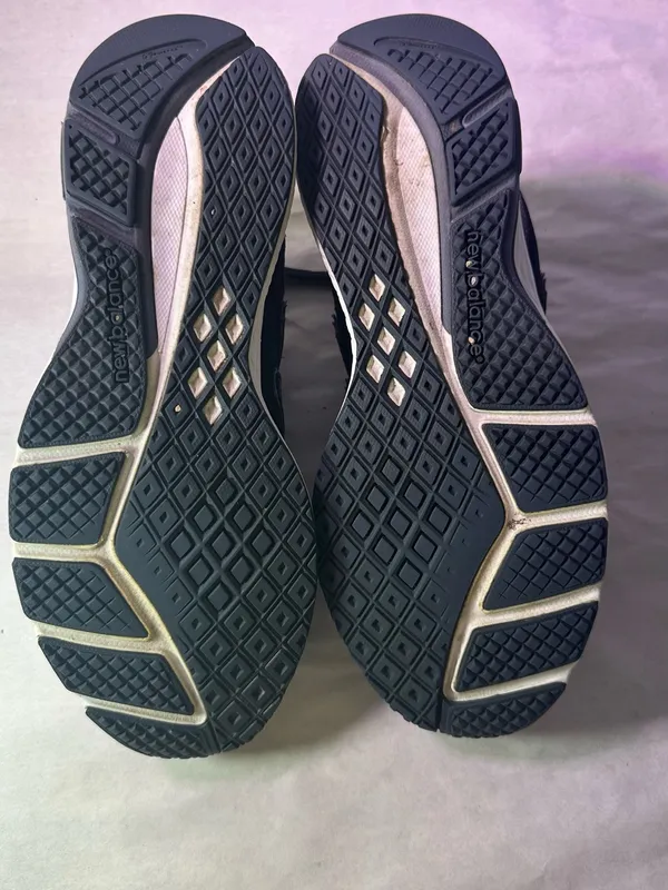New Balance Black Athletic Sneaker with White Sole - Image 9