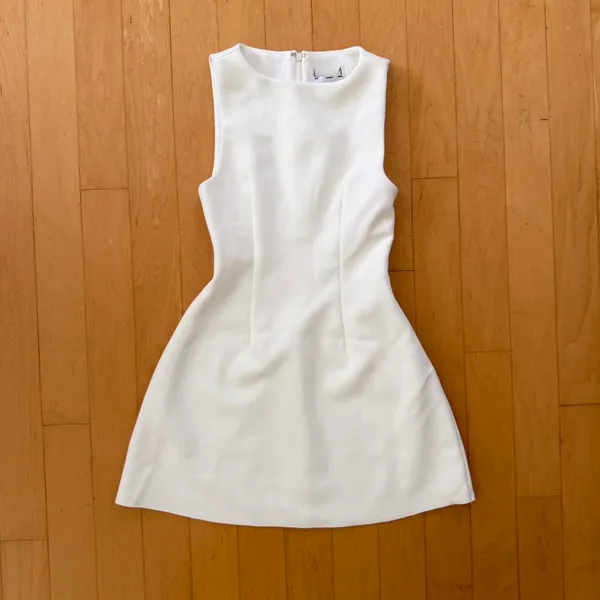 Princess Polly Anse high neck white flared mini dress  - Image 2