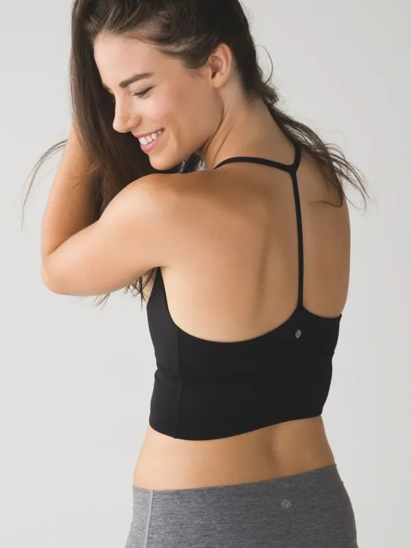 lululemon twist bra long line luxtreme black 4/6 - Image 2