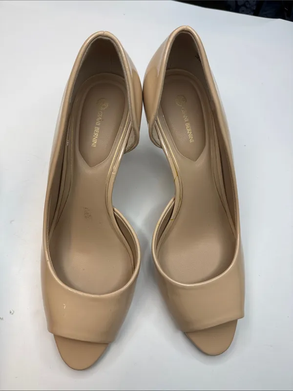 Giani Bernini Women's Valorr Peep Toe d'Orsay Pumps Nude Size 6 - Image 4