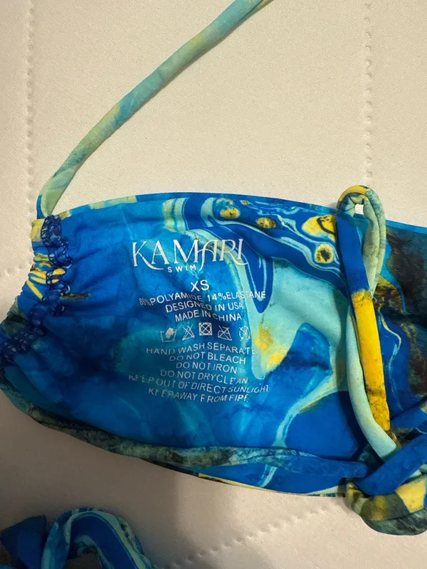 Kamari swim bikini set Blue Size XS/S - Image 3