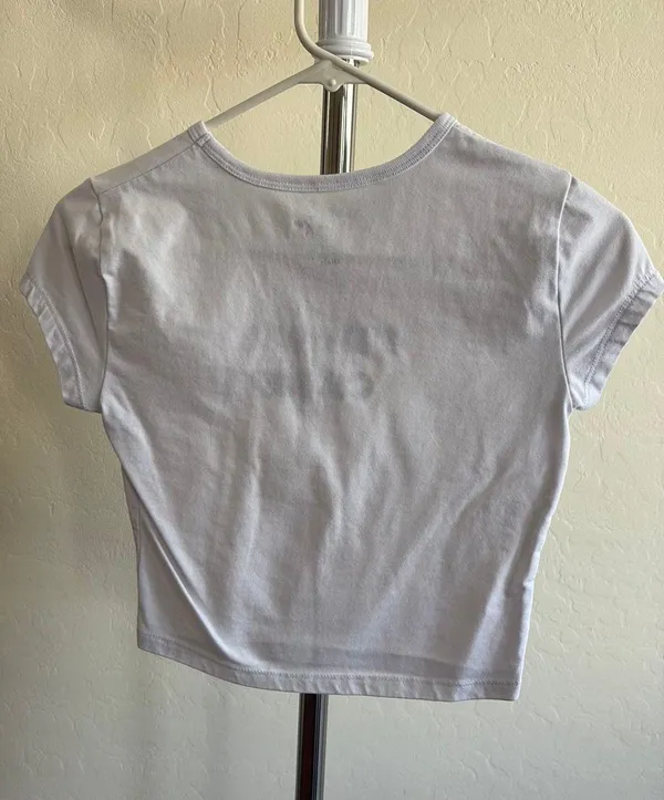 Crop Shirt White Size XS - Image 2