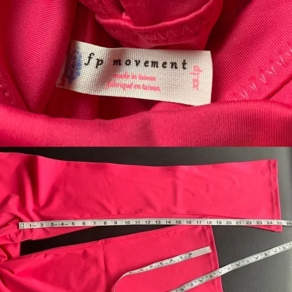 Free People Jumpsuit After Hours Flared‎ Workout Athletic Belted Pink XS NWT - Image 5
