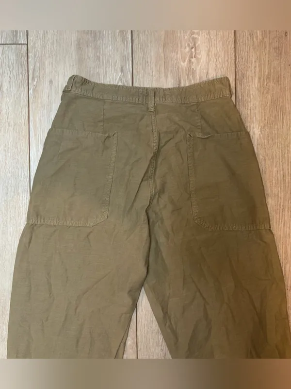 EVERLANE Organic Cotton Barrel Pants Women’s 8 Cargo - Image 7