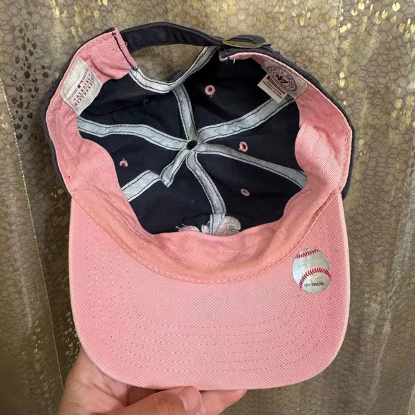 '47 Brand Women's Oakland A's Las Vegas Athletics Gray Pink MLB Baseball Cap - Image 5