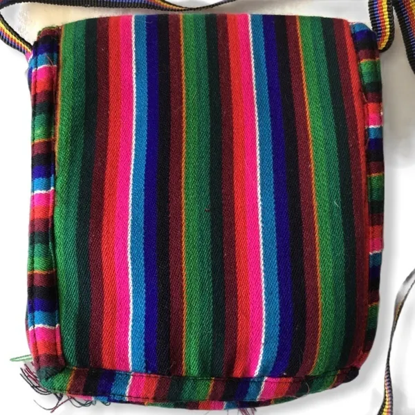 Toni Boho Gypsy Festival Rainbow Fringe Crossbody Bag - Image 9