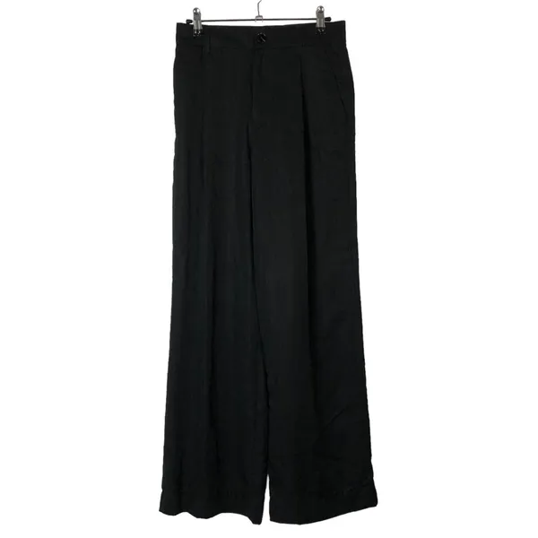 Zara Black High Rise Wide‎ Leg Dress Trousers S - Image 2