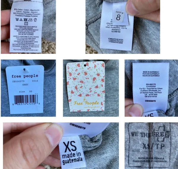 Free People New So In Love With You Top Sz XS - Image 9