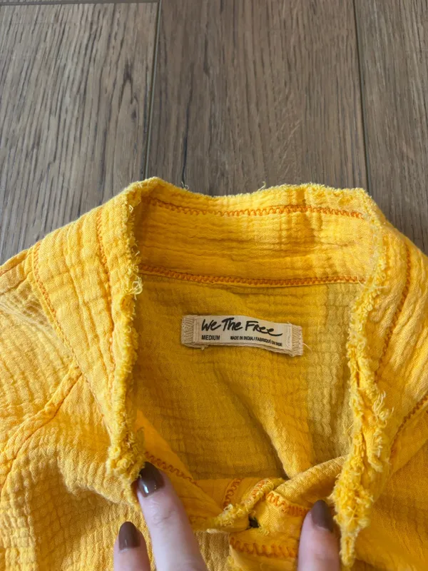 Free people button down top - Image 4