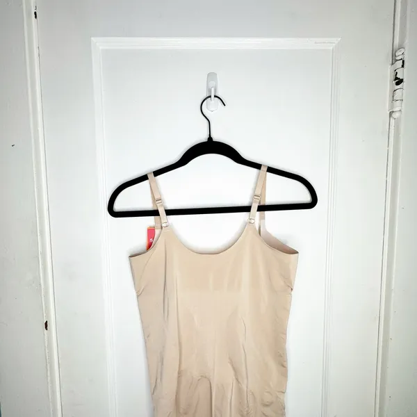 SPANX OnCore Open-Bust Mid Thigh Bodysuit Soft Nude NEW Size 1X Slimming Shaping - Image 13