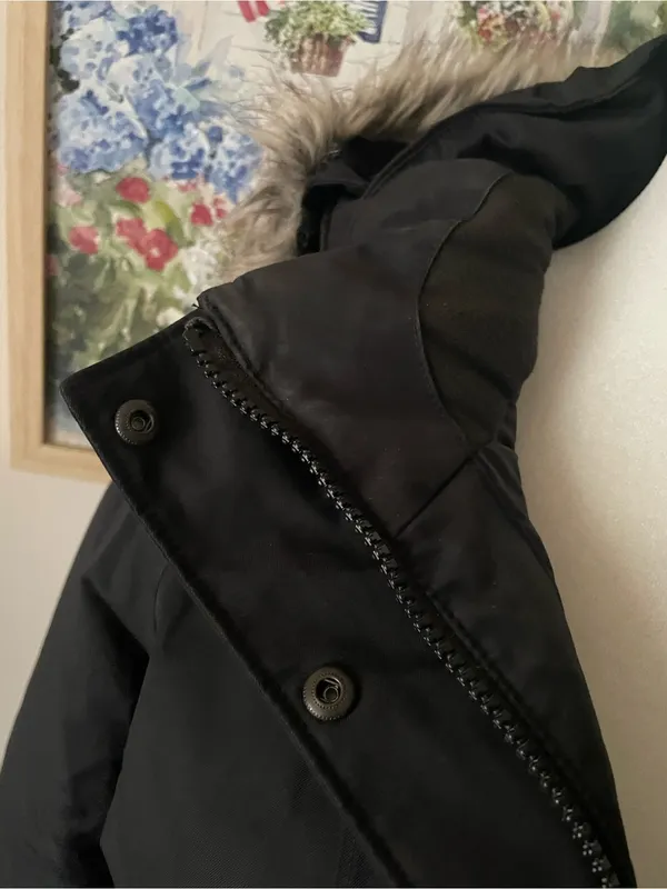 The North Face Women's Arctic Down Parka Jacket Small Black - Image 7