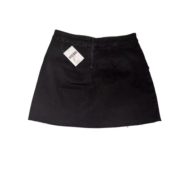 Denim Black Skirt Size M - Image 3