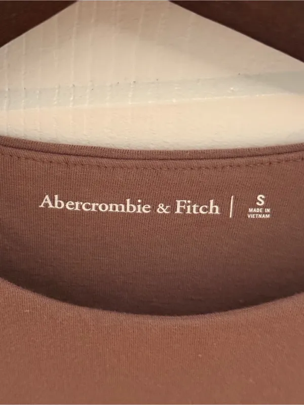 Abercrombie & Fitch T-shirt Bodysuit in Tan - Image 4