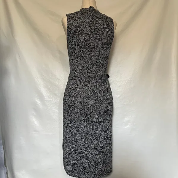 Y2K Great American Sweater Mockneck Dress Sz M Scandi Office Academia Bodycon - Image 9