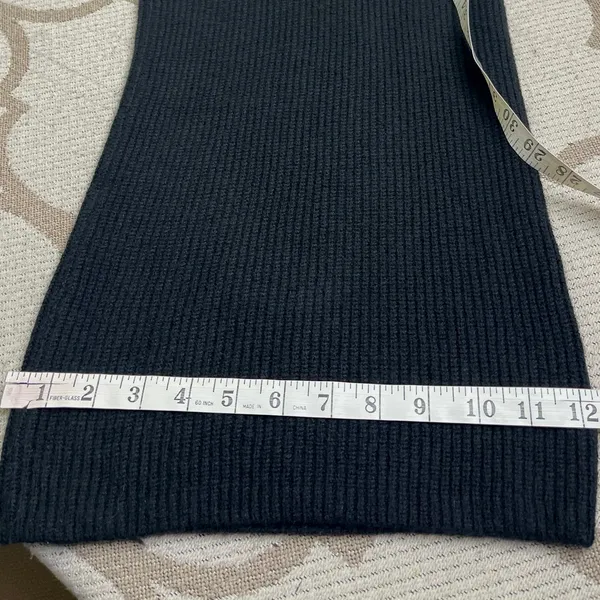 GAP CashSoft Shake Black Wide Leg Ribbed Pull-On Pants Size S Tall Super Soft - Image 7