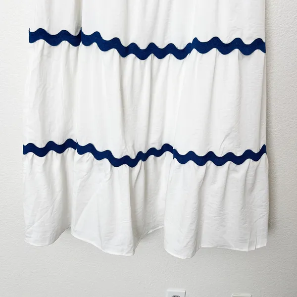[PrettyGarden] White Blue Matching Set Crop Tank Maxi Skirt Summer NWOT Size XXL - Image 8