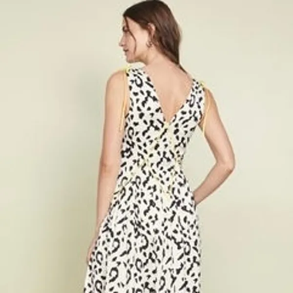 SELF‎ PORTRAIT | Leopard Patterns Sleeveless Dress Size 6 - Image 5