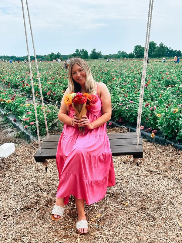 These Three Boutique Pink Bow Maxi Dress - Image 2