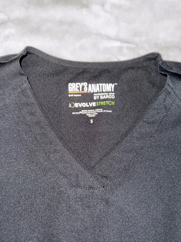 Grey's Anatomy Two-Pocket V-Neck Scrub Top - Image 2