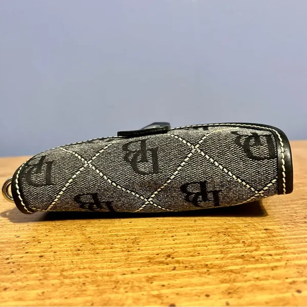Dooney & Bourke Black and Gray Clutch - Image 3