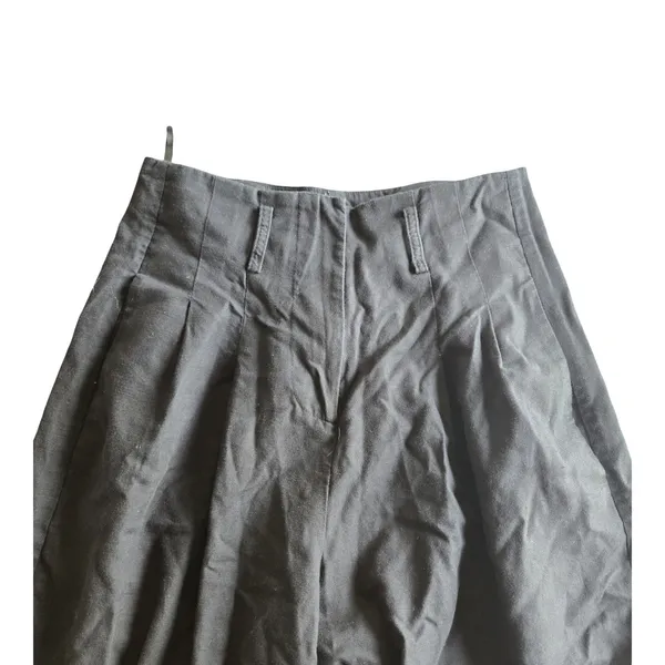 Gentle Herd Black Linen Pants Size: S - Image 3