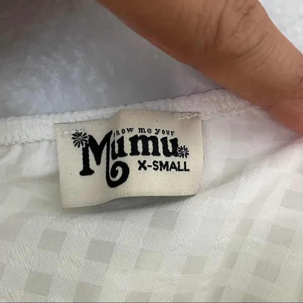 SHOW ME YOUR MUMU Holly Dress in Picnic White Size XS - Image 6