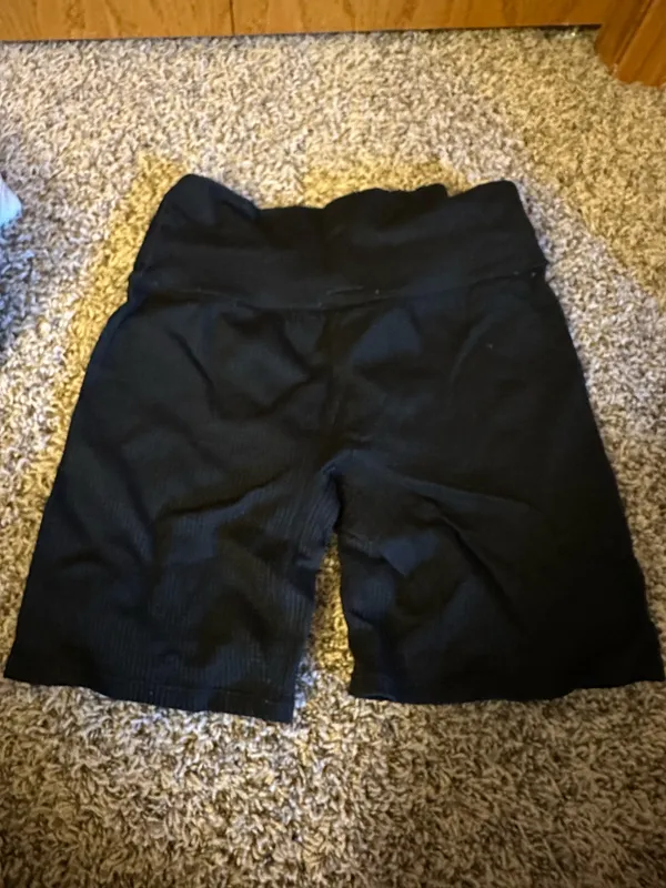 Colsie Biker Target Ribbed Shorts - Image 3