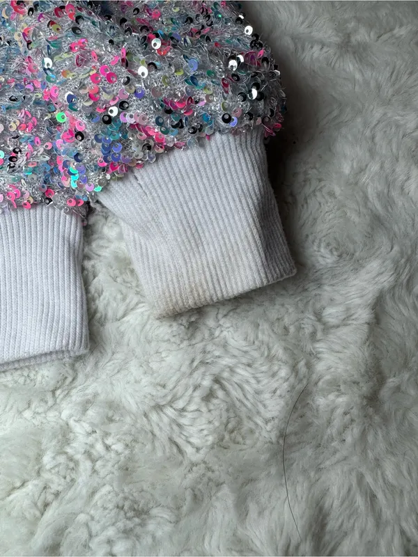 Mila & Rose Sequin Bomber Jacket - Image 2